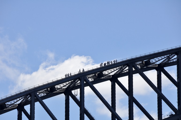 シドニーハーバーブリッジのブリッジクライム